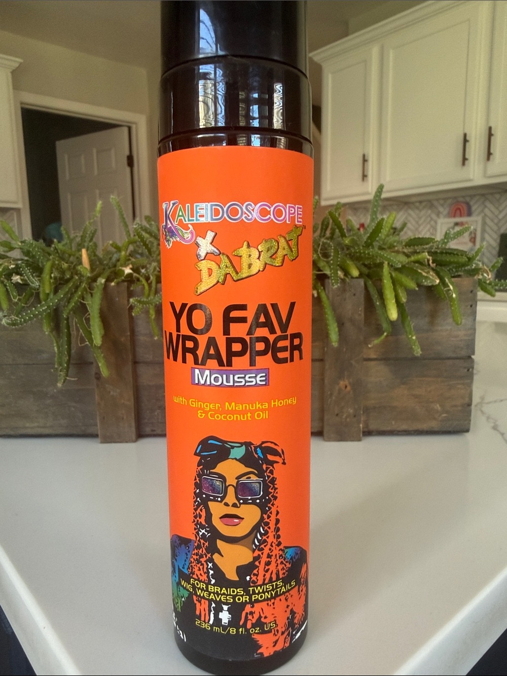 New unopened DA BRAT Yo Fav Wrapper Mousse - KALEIDOSCOPE